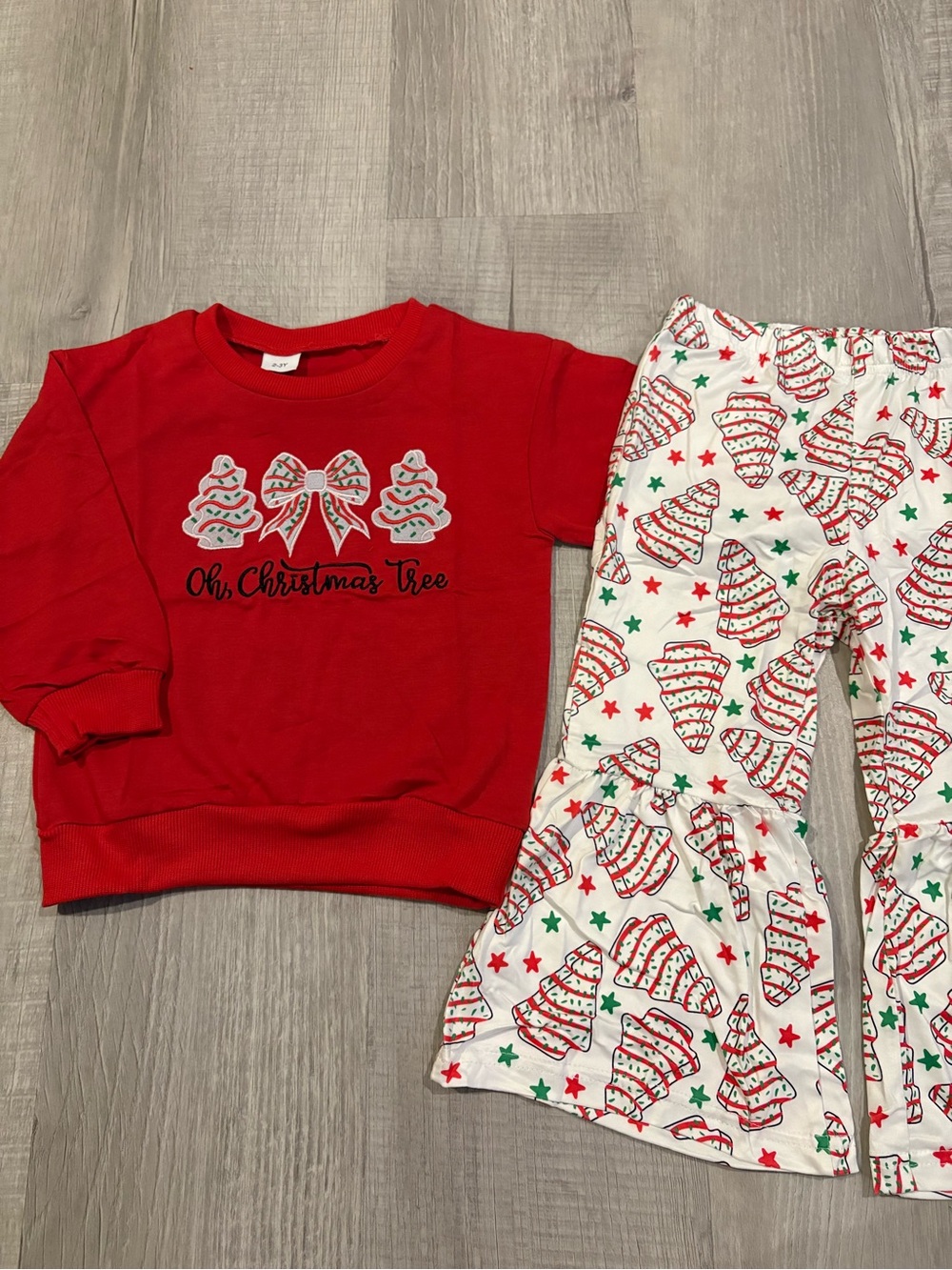 Toddler Girl Christmas Pants Set..2-3T